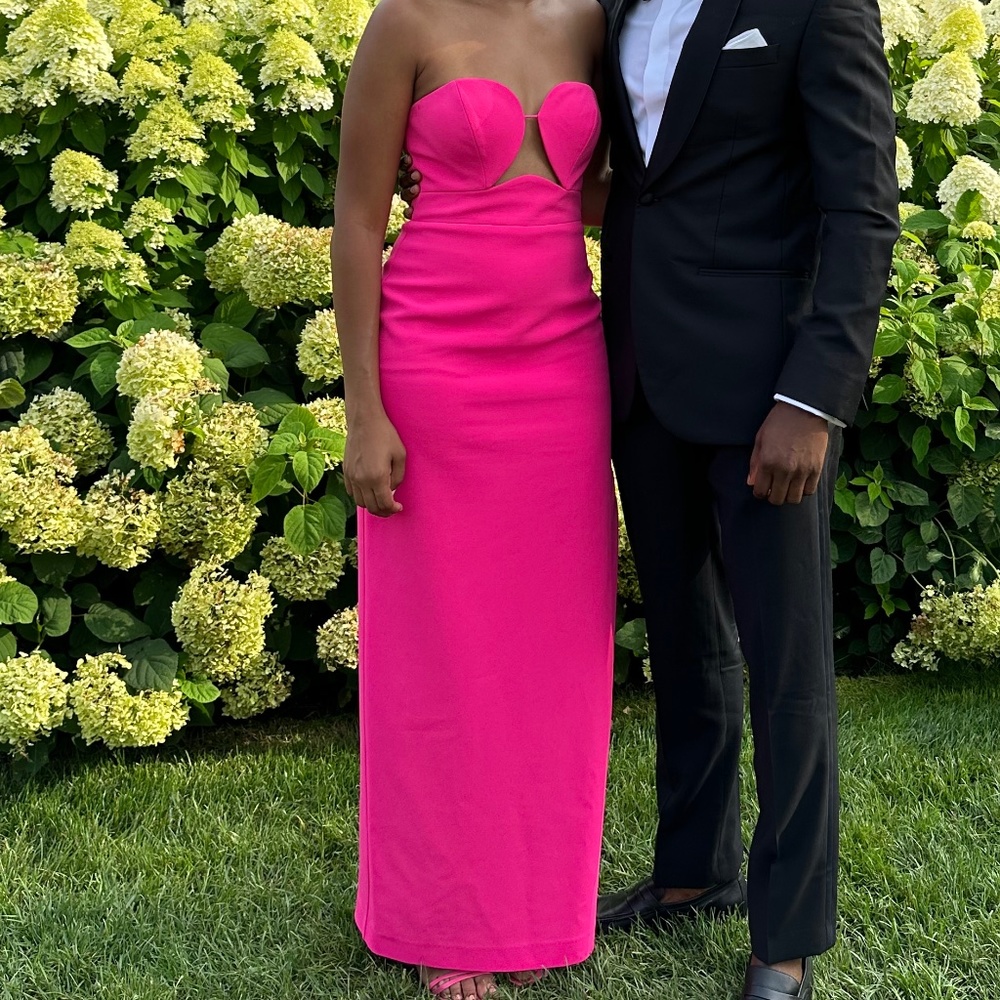 BCBG Strapless Sheath Gown